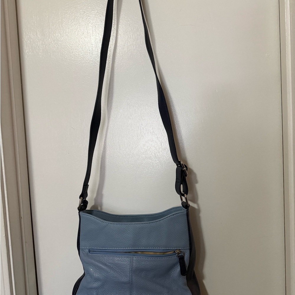 Giani Bernini Blue and Black Crossbody Bag - Picture 3 of 5